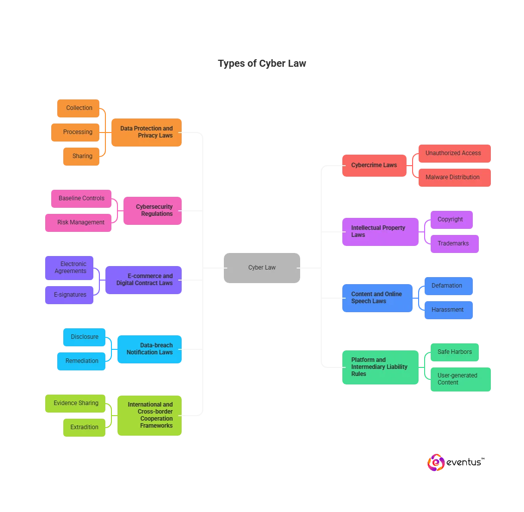 Types of Cyber Law