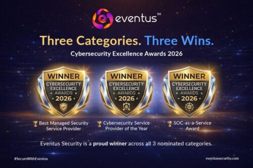 Eventus Wins 3 Cybersecurity Excellence Awards 2026 - Eventus Security